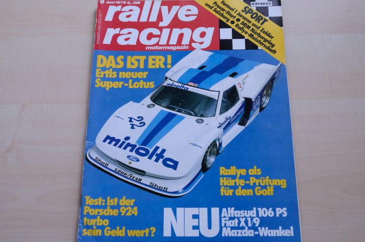 Deckblatt Rallye Racing (06/1979)